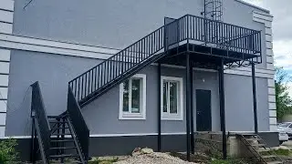 лестница на стиле