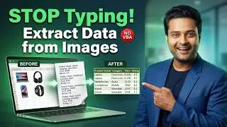 Extract Data from Any Photo to Excel Instantly | Excel 2026 Tutorial