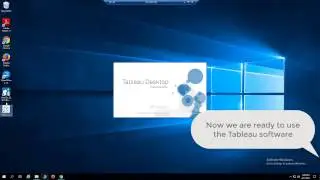 How to install Tableau Big Data visualization software on virtual deskop