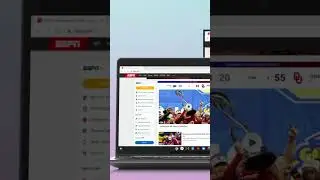 Screen Mirror Chromebook to Roku #shorts