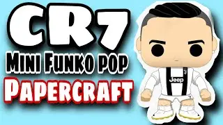 Como hacer a Cristiano Ronaldo estilo mini Funko pop papercraft