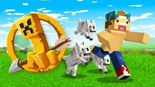 Wild Wolves ATTACKED us!! | Hungercraft w/ Jake Warden