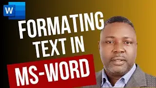 Formating Text in Ms Word