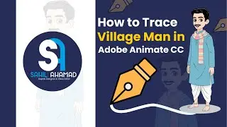 How to Trace Village Man in Adobe Animate CC