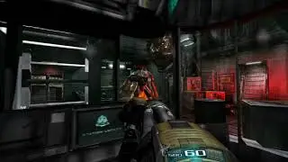 Doom 3 : Resurrection Of Evil - Cyberdemon-ish comes out of nowhere