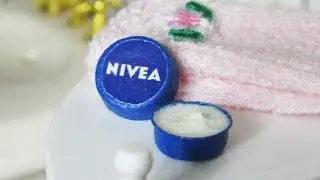 МИНИ КРЕМ NIVEA ❄ Миниатюра для кукол своими руками