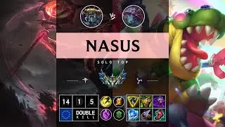 Nasus Top vs Cho'Gath - EUW Challenger Patch 14.13