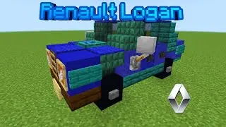 КАК ПОСТРОИТЬ RENAULT LOGAN В МАЙНКРАФТ BEDROCK | ПОСТРОЙКИ