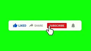 Green Screen Animation | YouTube Like, Share, Subscribe, Bell icon | Copyright Free