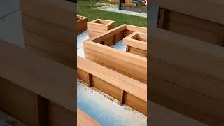 Грядки и клумбы из ДПК