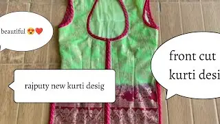 front cut kurti stitching tutorial for women #stiching#trending#fashion #viralvideo#@Neetu_rathore0505