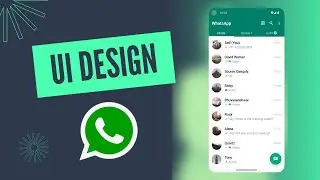 WhatsApp Screen Design - Chat List Screen