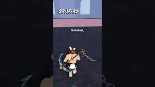BLOX FRUITS BUT I HAVE 24H TO SURVIVE A BOUNTY HUNTER! #shorts