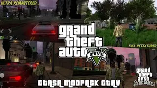 RELEASE!!! NEW UPDATE!!! MOD PACK GTA V STYLE LOW VERSION V1 FULL DATA LITE || GTA SA ANDROID