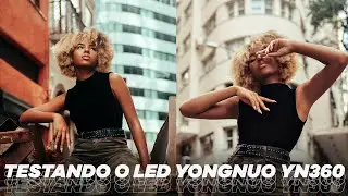 ENSAIO FOTOGÁFICO NA PRÁTICA COM LED