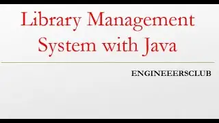 A LIBRARY MANAGEMENT SYSTEM USING JFRAMES (tutorial1) || ENGINEERSCLUB || JAVA || MUST WATCH