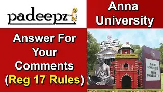 Doubts About Regulation 2017 Rules Explained Anna University | Padeepz