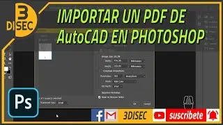 09 Photoshop: Importing an AutoCAD PDF into Photoshop