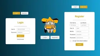 Animated Login Form Validation Using HTML, CSS and JavaScript 😎😁