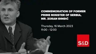 Commemoration of Former Prime Minister Serbia, Mr.Zoran Đinđić - ORI