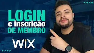 Como Fazer LOGIN e INSCRIÇÃO de Membros - Páginas Exclusivas Wix