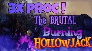 ESO BURN EM!🔥 The Brutal Burning Hollowjack GANK Nightblade Build Update 43