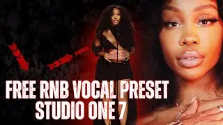 🎤 FREE R&B Vocal Preset for Studio One 7 🎶 | Mix Vocals Like a Pro in Seconds! 🚀✨