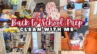 🍎 ✏️ BACK TO SCHOOL PREP CLEAN WITH ME  2024 🍎 ✏️ | CLEANING MOTIVATION | Ana Wiggins
