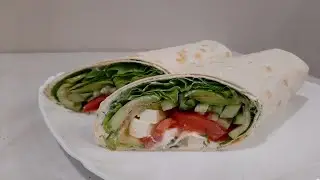 ОВОЩНАЯ ШАУРМА С СЫРОМ ФЕТА