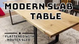 Build a Modern Slab Table