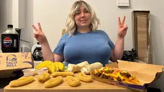 Taco Bell  | Family Sized Challenge 🌮 🔔
