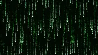 Classic Digital Code Rain Overlay (4K Loop) | Matrix Style Hacker Effect 2 min