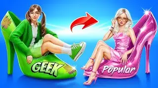 From Nerdy to Popular! Become the Most Popular Girl! The Transformation Challenge!