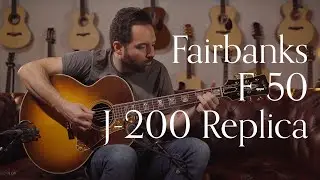 Fairbanks F-50 J200 Replica, Brazilian Rosewood & Adirondack Spruce | Carl Miner