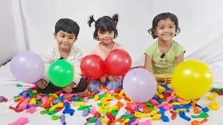 Balloons fun aur masti Diya ke Sath |