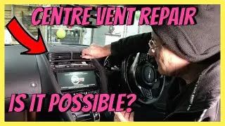 Jaguar F Type Centre Vent Repair | How To | DIY