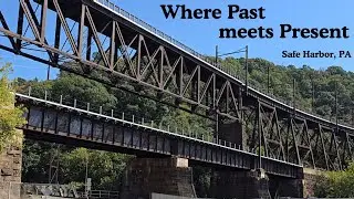 Exploring Historic Pennsylvania Railroad Bridges & Hydroelectric Dam at Safe Harbor, PA