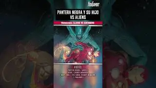 PANTERA NEGRA  y su HIJO luchan contra los ALIENS