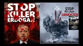 STOP KURDs Genocide | مظاهرات للجالية الكردية لإيقاف العدوان والإرهاب التركي على أكراد سوريا