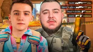 2V4 PRO'S in a FACEIT PUG ! w / @zewts7137