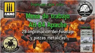 Mdt AH-64 Apache – 29 – Imprimación del fuselaje y piezas metálicas