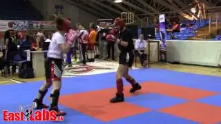 Kick box WC Szeged 2014   KL  60kg, Szczesiak POL vs Urdová SVK