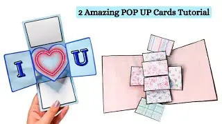 Pop Up Card Making | Photo Pop Up Card | Scrapbook Pages Ideas | Best Greeting Card for Someone