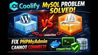 Coolify MySQL Problem Solved | Fix PHPMyAdmin Connection Error (Docker Network Fix)