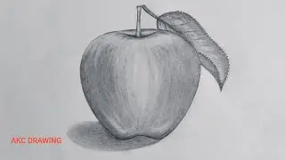 How to draw a Apple.