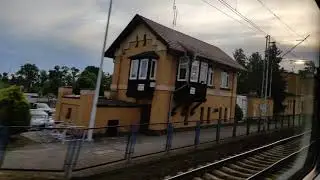 Przejazd przez Lewin Brzeski - IC Ślązak z EU160-026