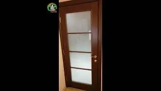замена стекла в межкомнатной двери