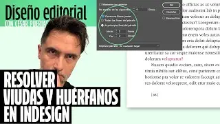 ¿Cómo resolver automáticamente viudas y huérfanos en InDesign?