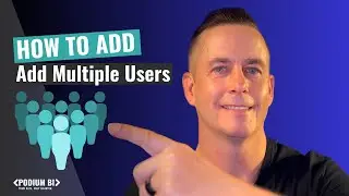 How to Add Multiple Users in Podium BI