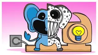 Smiling Critters but Zoonomaly Monster Elephant Cardboard (Poppy Playtime Chapter 3 animation)